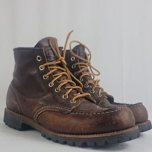Red Wing Heritage Roughneck Briar Oil Slick Leather Vibram Sole Men's Boots